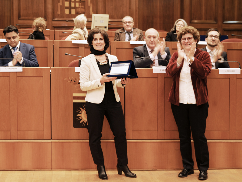 WT Ceo with Arianna Censi Deputy Mayor of Milano
